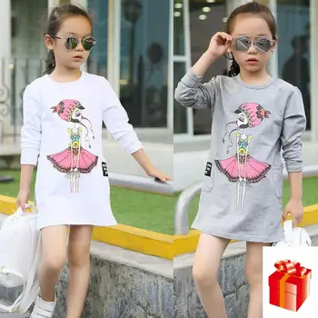 

Girls T-Shirts Kids Spring Autumn T-Shirts for Girls Long Sleeve Cotton Girls T-Shirt Tops 6 8 9 10 12 Years Big Girls Clothes
