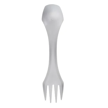 

Titanium Outdoor Camping Spork Fork & Spoon Tableware Dinnerware Ultra-light Picnic Backpacking Cutlery 170 x 35mm