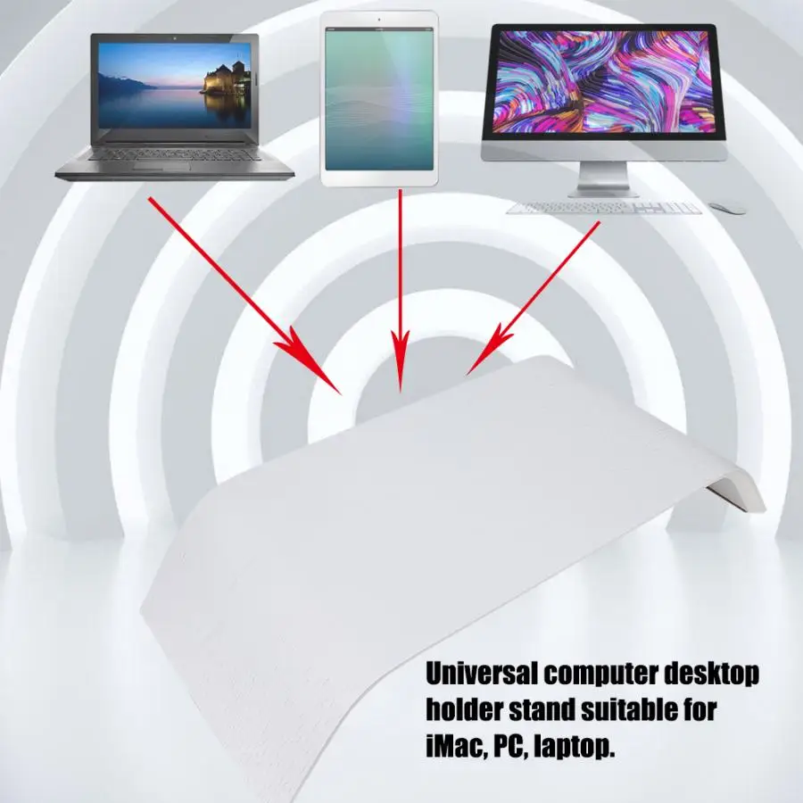 Универсальный кронштейн для монитора компьютера Samdi Oak для ноутбука iMac ПК черный/белый