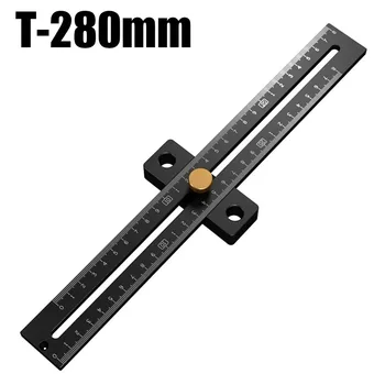 

180mm/280mm Scribing Ruler Fixture Precision Equipment Measuring Tool Scale