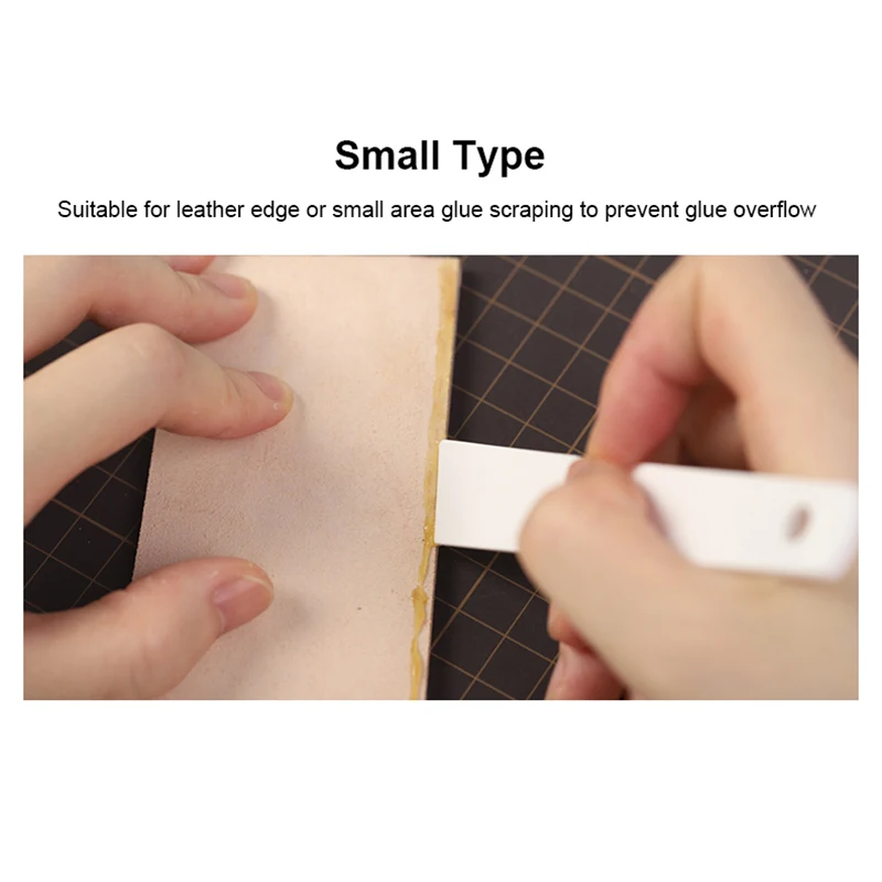 Leather Tools Leather Craft Tool Kit Leather Craft Tools Leather Craft Tool 5pcs 20cm Plastic Gumming Board Smear Glue & CMC Tools DIY Handmade Leathercraft