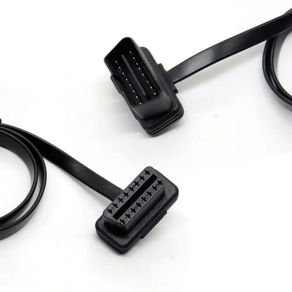 200 шт. AOBDII OBD2 16Pin мужского и женского пола ELM327 диагностический соединитель для удлинителя 60 см