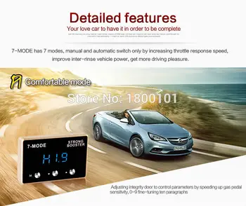 

Car Sprint Booster pedal auto parts Electronic Throttle Controller for Hyundai Grand SantaFe MG GS Liebao SC10 Jinbei Haice 2.5