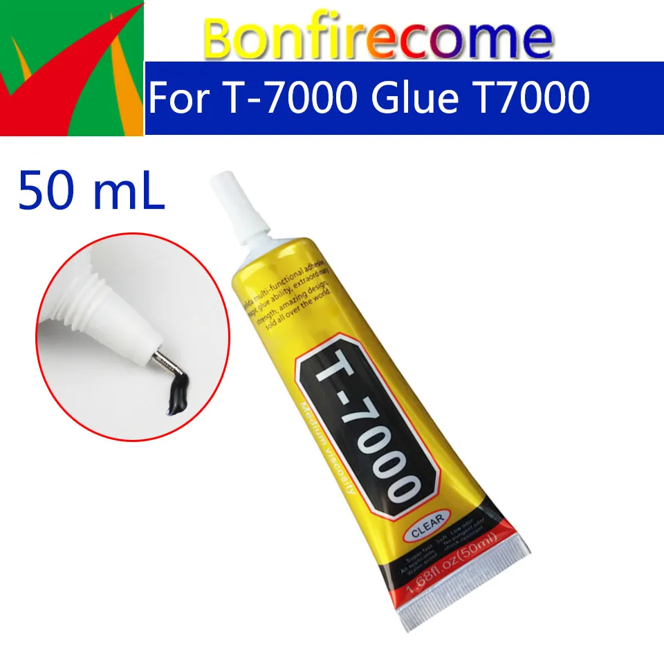 50ml T-7000 More Powerful New Epoxy Resin Adhesive T7000 Black Liquid Glue Super Sealant Handset Touch Screen Rack Maintenance | Канцтовары