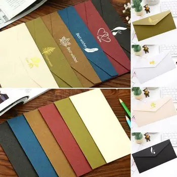 

Retro Elegant Envelope Business Invitation Letter Multicolor Letter De Credit Paper Stationery Sobres Write Papel Blessing B0G4