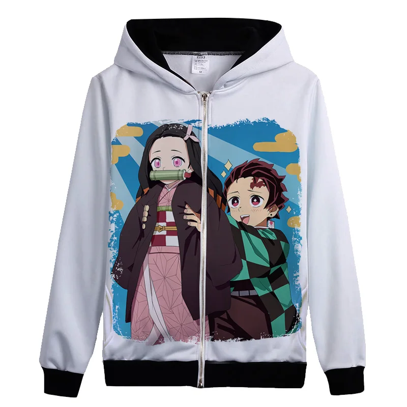 Толстовка с капюшоном с героями аниме «demon slayer», «demon slayer», «kimetsu», «demon slayer», «demon slayer» - Цвет: 12