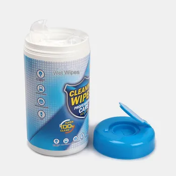 

88Pcs Alcohol Disinfection Wipes Bottled Non-woven Household Cleaning Portable Disposable Disinfection Clean Wipes Healthy Care