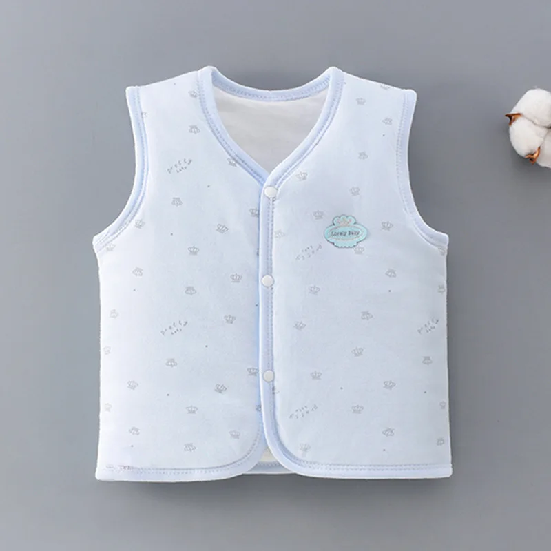 3 6 9 12 18 months baby boy vests winter sleeveless warm sleeveless