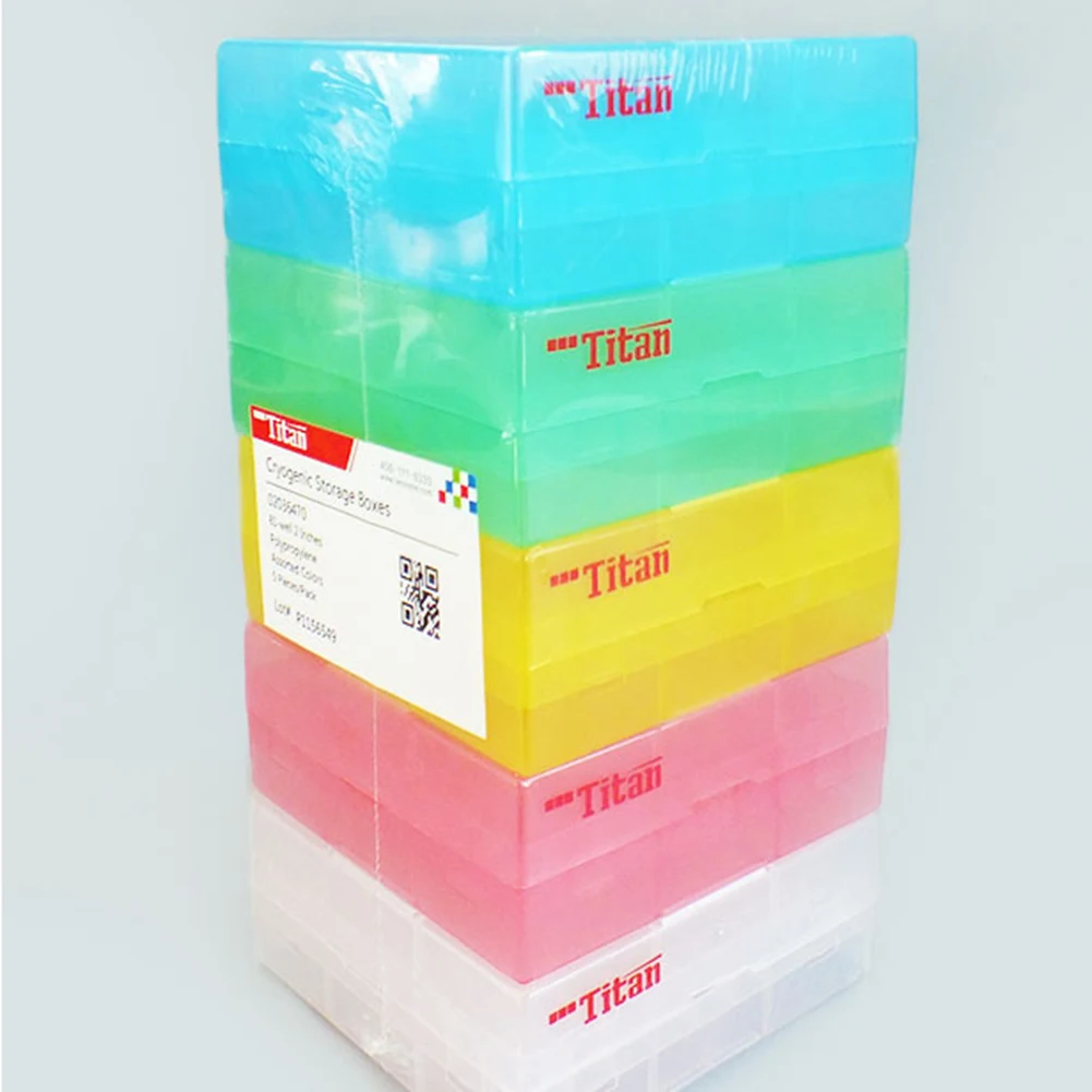 

Laboratory Supplies Grid PP Plastic Freezer Box Multicolor Waterproof Storage Sample Box Experimental Tool