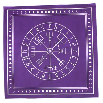 

50*50cm Non-woven Tarot Tablecloth Rune Divination Altar Patch Tarot Table Cover K1KD