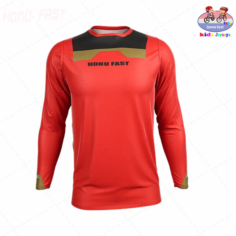 cycling jerseys 2 Детская moto крест Джерси moto Джерси быстросохнущая горные велосипедный вынос руля рубашка для детей Детский MTB футболка Майки moto Велосипеды майки - Цвет: cycling jerseys 2