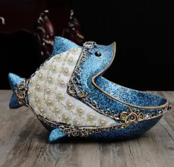 

pearl Sales Artificial fish statue and frog statue sculpture home decoration accessories estatua escultura statues gift