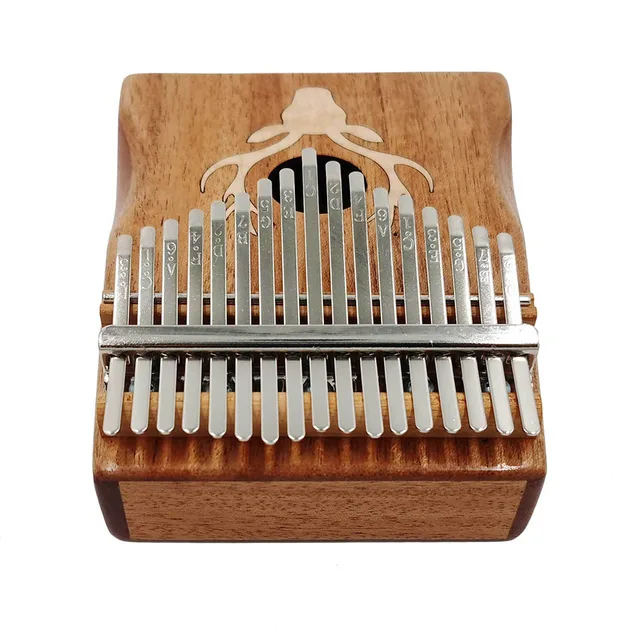 17 Keys Electric Kalimba Thumb Piano Set Portable Keyboard Music Instrument Maple EQ type