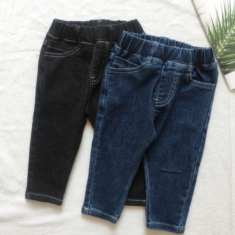 

Chen Mom Childrenswear Infant Baby Boys' Jeans Spring And Autumn 1-2-3-Year-Old Versatile Baby Elasticity Casual Trousers