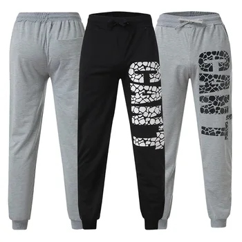 

Loose Fit Men Sweatpants Simple Style Mens Sweatpant Street Wear Youth Pants Plus Size Lettered Casual Hot Selling Stylish
