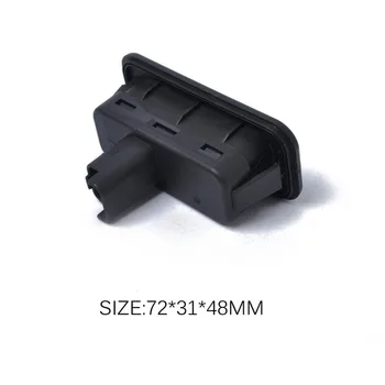 

Hot Car Back-up Switch Boot Tailgate Trunk Release Switch 8200076256 for Renault Clio Megane Captur Kangoo Black Luggage Switch