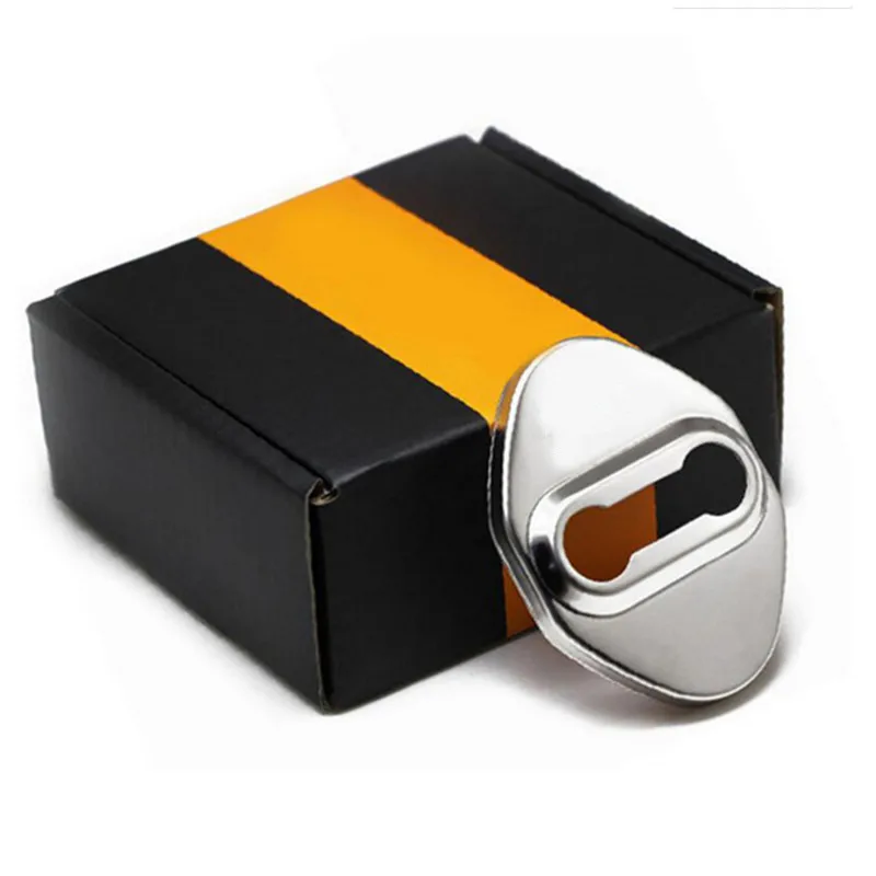 4 шт из нержавеющей стали автомобиля для защиты дверей украшения крышки DIY защитный чехол наклейка для хонда аккорд CR-V JADE Fit vezel