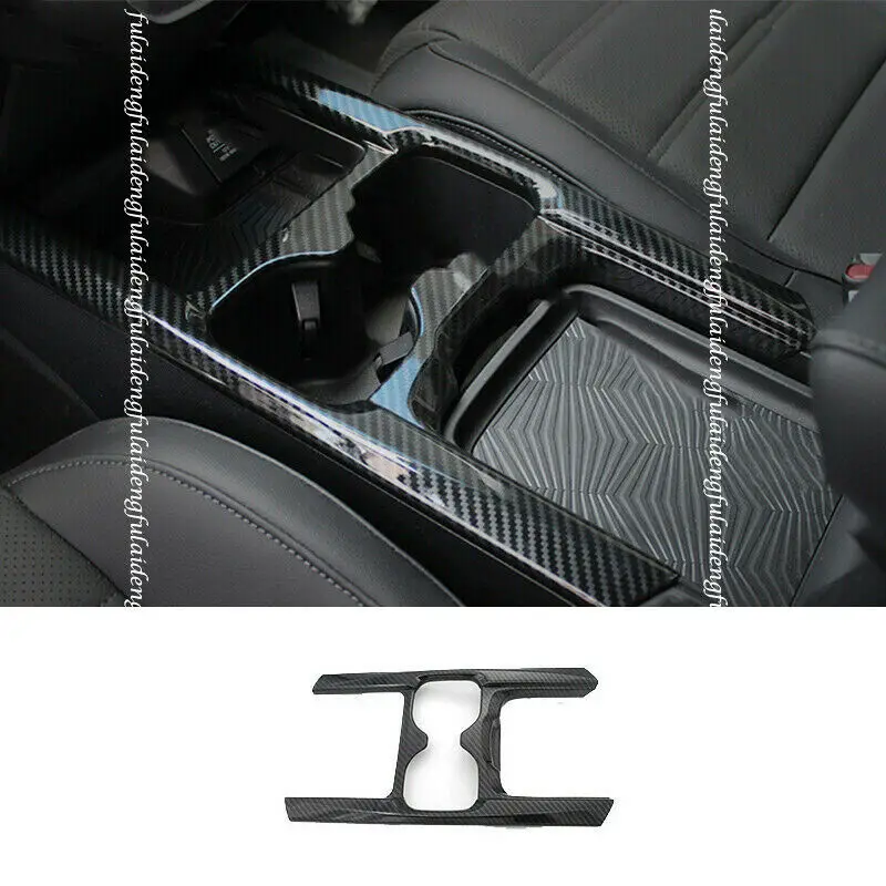 

Для Honda CR-V CRV 2017-2021 углеродное волокно ABS консоль водяная чаша рамка литье Крышка отделка автомобильные аксессуары