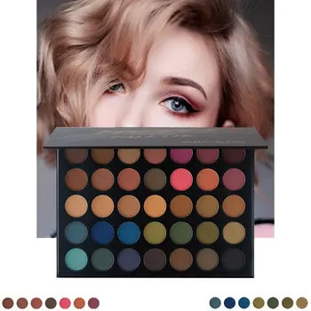 

35 Color Makeup Eyeshadow Makeup Shimmer Matte Glitter Diamond Pigment Eye Shadow Palette new arrival Long-lasting: