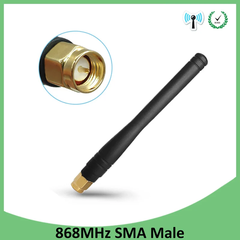 5 шт. 868 МГц 915 МГц антенна 3dbi SMA разъем GSM 915 МГц 868 МГц antena открытый повторитель сигнала antenne водостойкий Lorawan