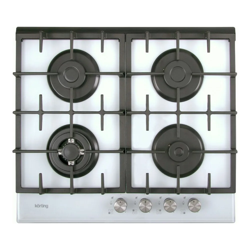 Gas cooking panel KORTING HGG 635 CTW Bulit in Hobs Major Appliances Home | Бытовая техника