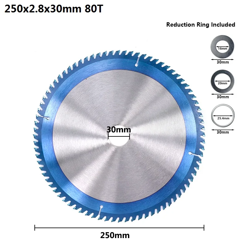 XCAN 1 шт. 165-300 мм TCT пильный диск Nano голубое покрытие циркулярная пила Лезвие для обработки древесины режущие диски твердосплавный пильный диск