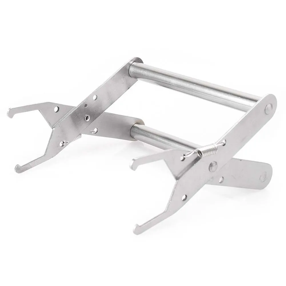 Hive Frame Lifter Напольная стойка для садового инвентаря оборудование из нержавеющей стали захват захвата пчел удобное вспомогательное устройство для пчеловодства