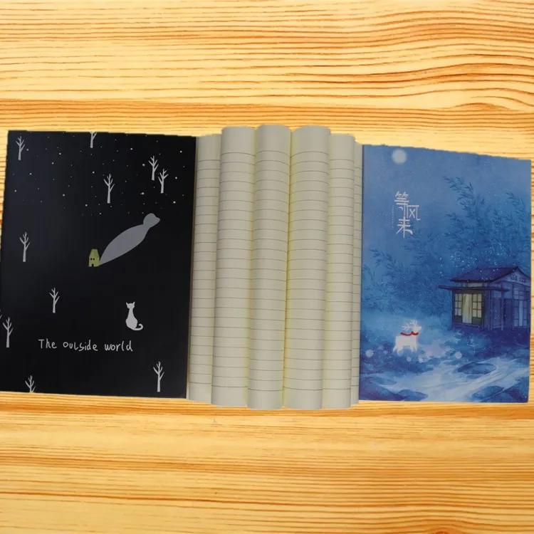 Сумка для ноутбука, дневник для школьников средней школы, записная книжка с толстым наконечником, Большой Бэн В5, офисный блокнот