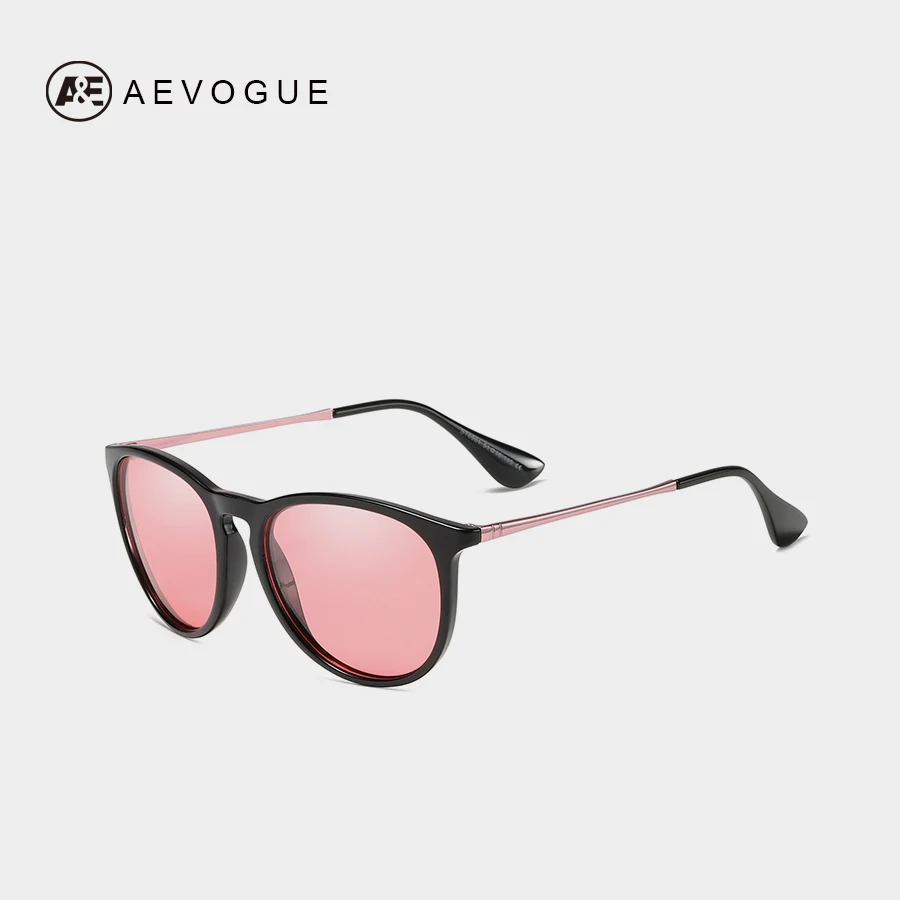 AEVOGUE Новые мужские и женские TR Модные Классические поляризованные солнцезащитные очки Круглые ретро солнцезащитные очки Брендовые дизайнерские UV400 AE0770