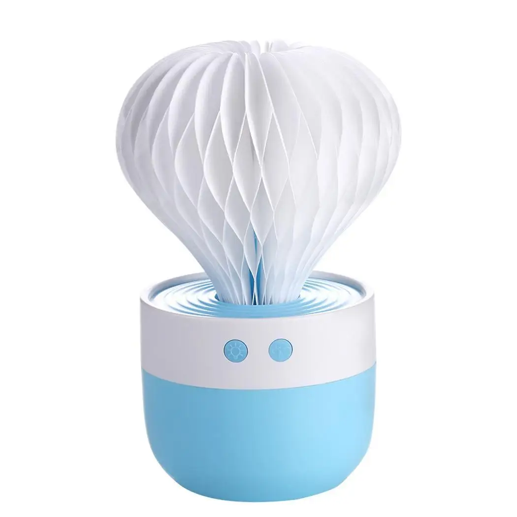 

Mini Portable Ball Cactus Night Light Appliances DC5V 35ML/H Humidifier 150ML USB 2W Humidifier