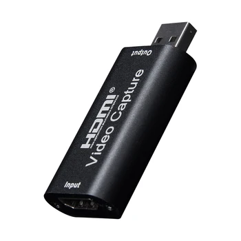 

4K USB Capture Card USB 2.0 HDMI Video Grabber Record Box for PS4 Game DVD Camcorder HD Camera Recording Live Streaming