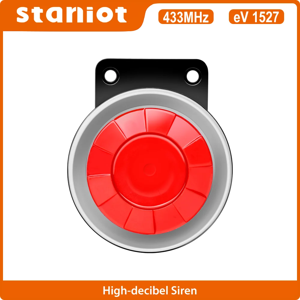 Красный проводной прочный мини-сигнал Staniot SR100 110 дБ Громкая внутренняя сирена