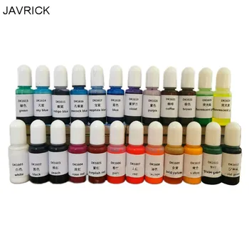 

24 Colors Crystal Epoxy Pigment UV Resin Dye DIY Jewelry Colorant Art Crafts Coloring Drying Color Mixing Liquid Decor