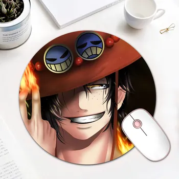 

Cartoon Portgas D Ace One Piece Natural Rubber Gaming Mousepad Desk Laptop PC Mice Mat Gaming Mousepad