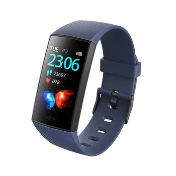 

Cy11 Heart Rate Smart Bracelet Fitness Tracker Sport Blood Pressure Oxygen Monitor Smart Wristband Band Blue