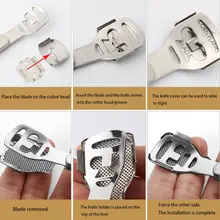 5 шт./компл. средство по уходу ног, инструмент для удаления мозолей терка для ступней рашпили для ухода за ногами электрическая пемза для пяток деревянная ручка с сменные лезвия для педикюра Инструменты Набор