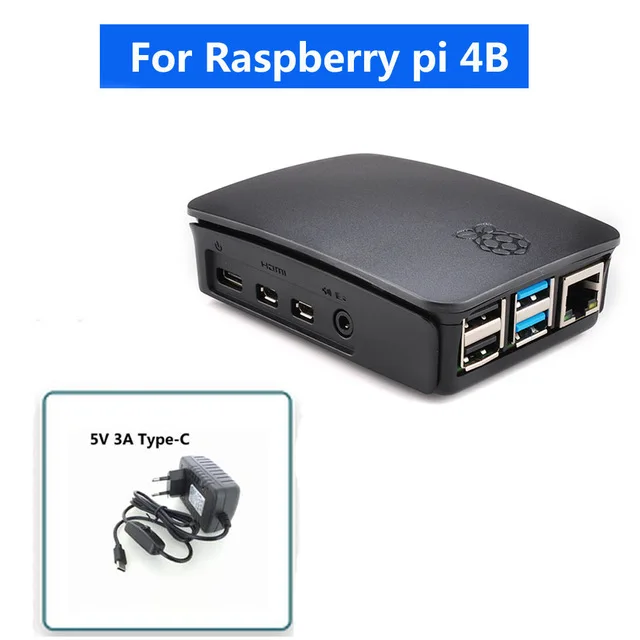 Raspberry PI 4 Модель B акриловый чехол с 32GB sd-картой+ 5V 3A power+ HDMI для Raspberry pi 4B - Цвет: kit J