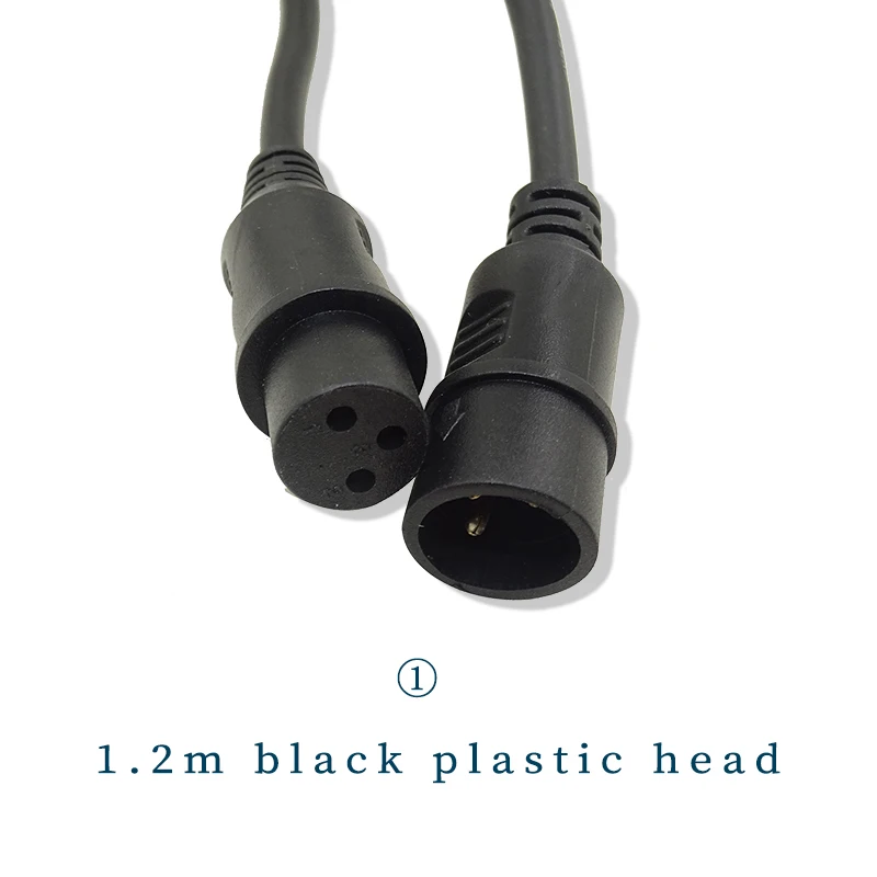 DMX Cable 10 Pcs/lot 3 PIN 1M-20M Black Connector Signal Line Used For DMX512 Controller Led Par Stage Lights