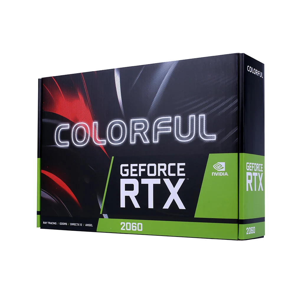 Видеокарта Colorful iGame GeForce RTX 2060 GDDR6 6G V2 GPU игровая видеокарта 1365 1680 МГц PCI E 3 0 для