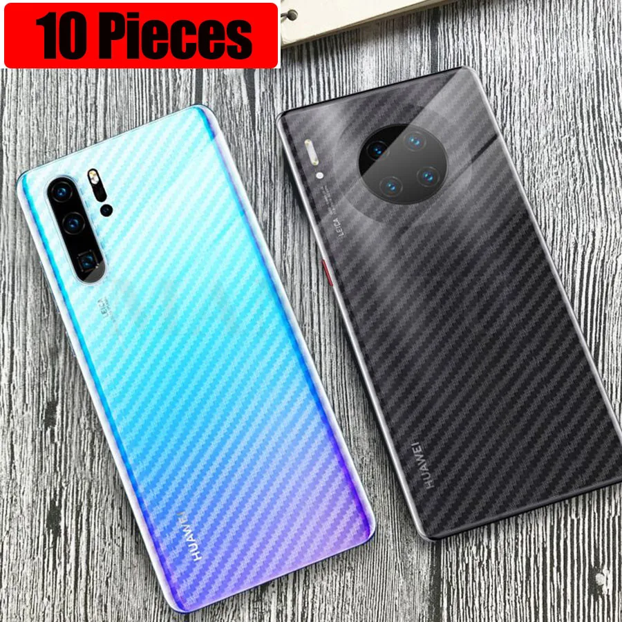 10 шт. 3D углеродного волокна задняя защитная пленка для экрана Huawei Honor 9X 8X 20 Pro вид