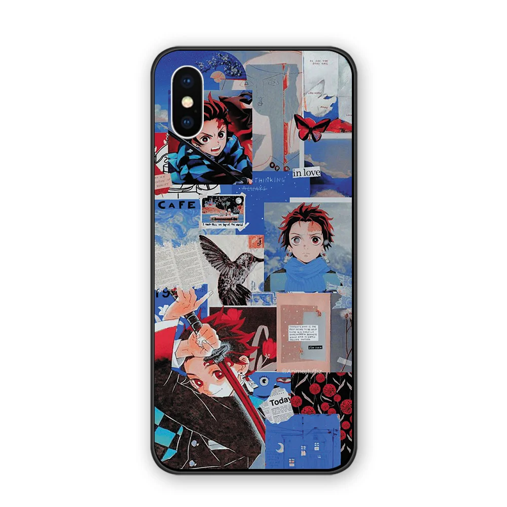 Kamado Nezuko Kimetsu no Yaiba Demon Slayer чехол для телефона чехол для iPhone 5 5S SE 6 6S 7 8 X XS XR 11 Pro Max силиконовый чехол из ТПУ
