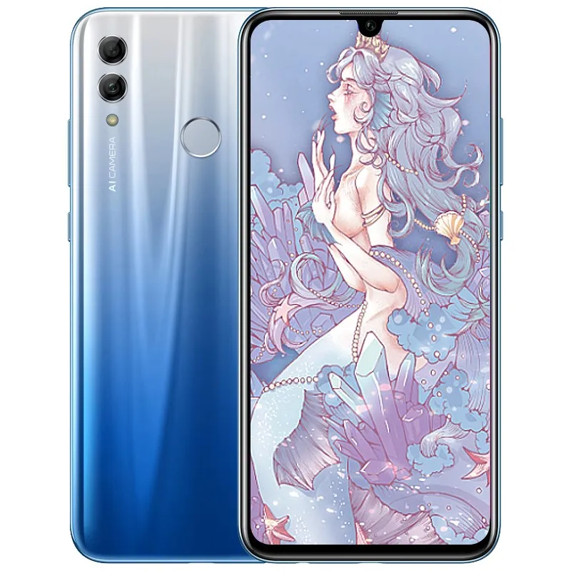 Honor 10 Lite 4G смартфон Android 9,0 Восьмиядерный Kirin 7106,2" FHD 2340X1080 6 Гб ram 128 ГБ rom МП мобильный телефон
