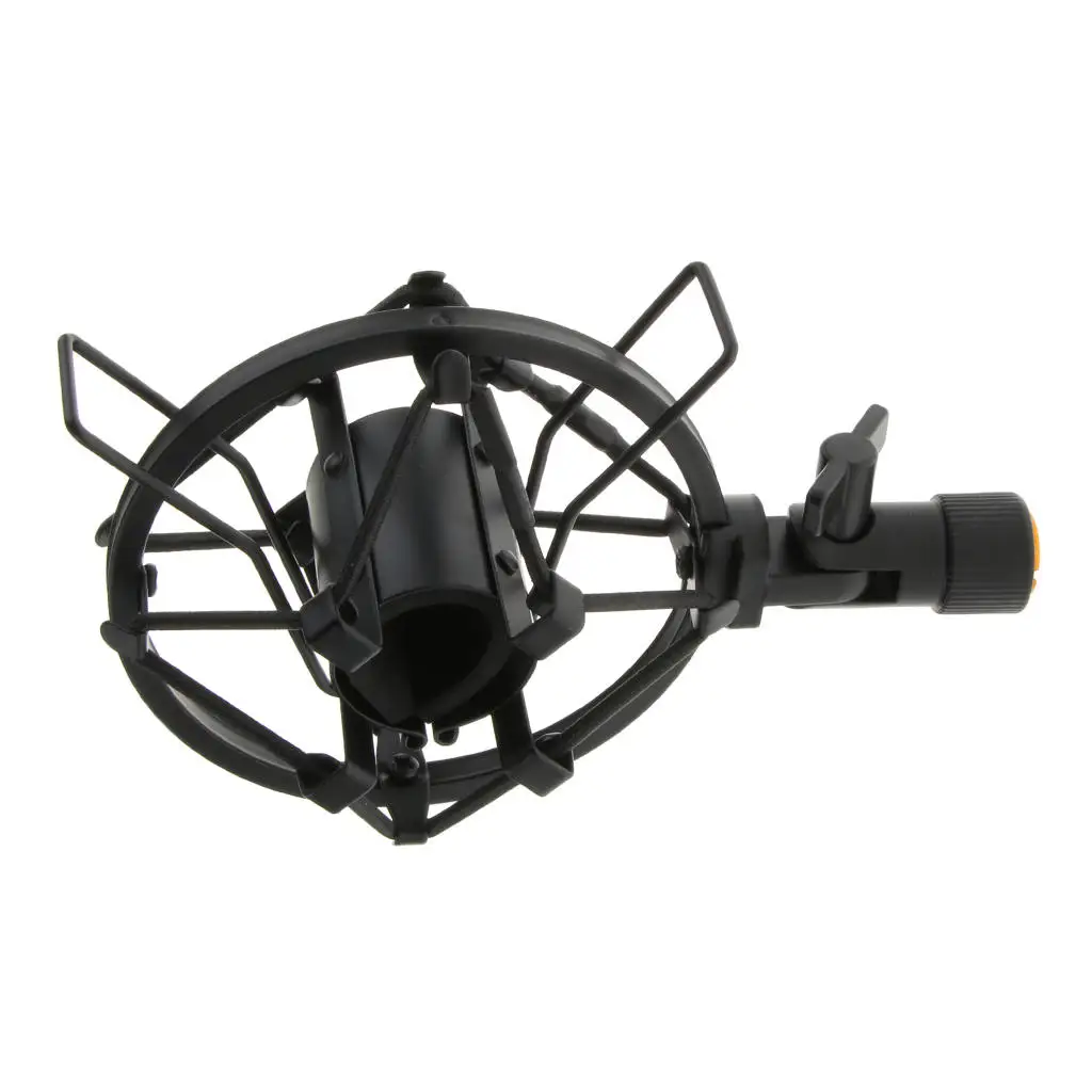 Mini Condenser Microphone Shock Mount Stand Holder Clip for Handheld Stage Mic