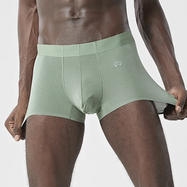 2019 New Modal Men Underwear Quick Drying Lightweight Long Boxers Breathable Tight underpants