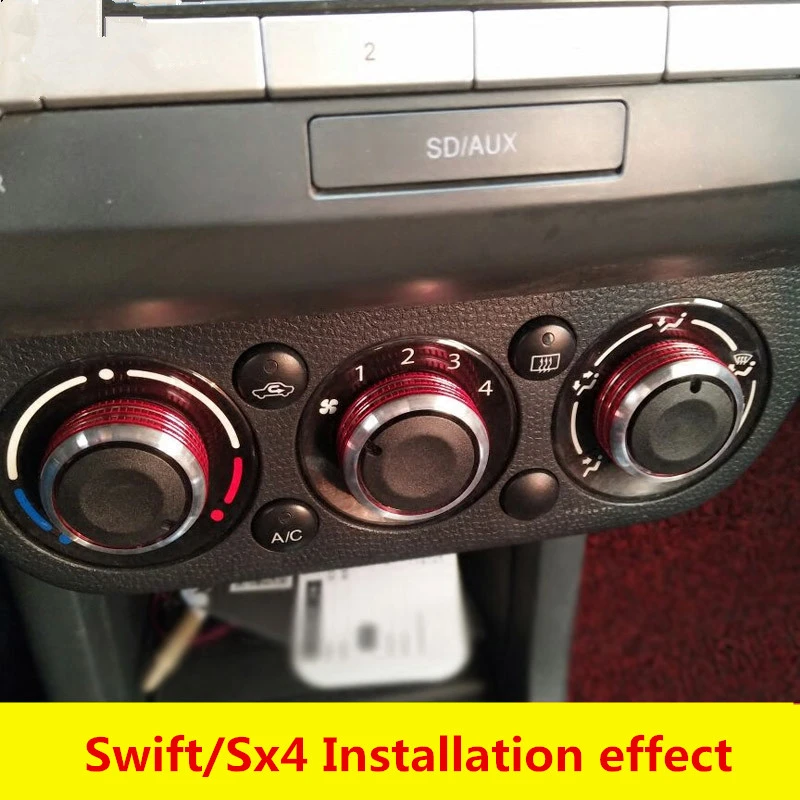 アルミエアコンノブスズキスイフト Sx4 半透明エアコンノブ マニュアルエアコンスイッチ 車のスイッチ リレー Aliexpress