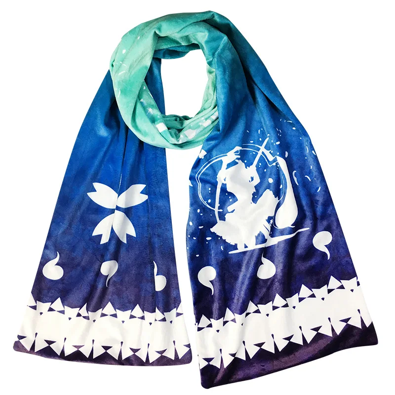 

Anime TouHou Project Kirisame Marisa Hakurei Reimu Youmu Konpaku Cosplay Neckerchief Unisex Scarf Student Scarf Christmas Gift