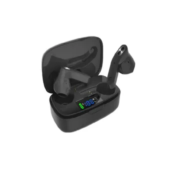 

H22T TWS Bluetooth Headset v5.0 In-ear Stereo Earphone LED Touch Digital Display Display Sports Noise Reduction Headset