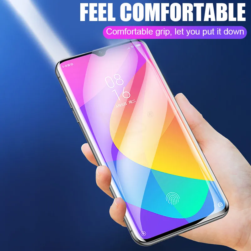100D полностью изогнутая Гидрогелевая пленка для Xiaomi mi A3 Lite 9T Pro мягкая защитная пленка для экрана для mi CC9e 9 SE стекло для объектива камеры