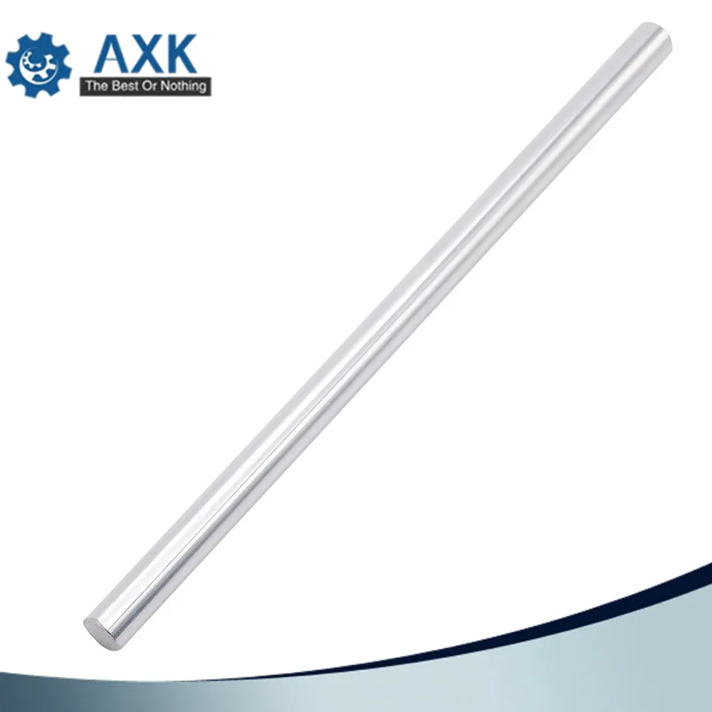 AXK 300 320 350 380 400 450 500 mm Smooth Rods 8mm Linear Shaft Rail 3D Printers Parts Chrome Plated Guide Slide Part