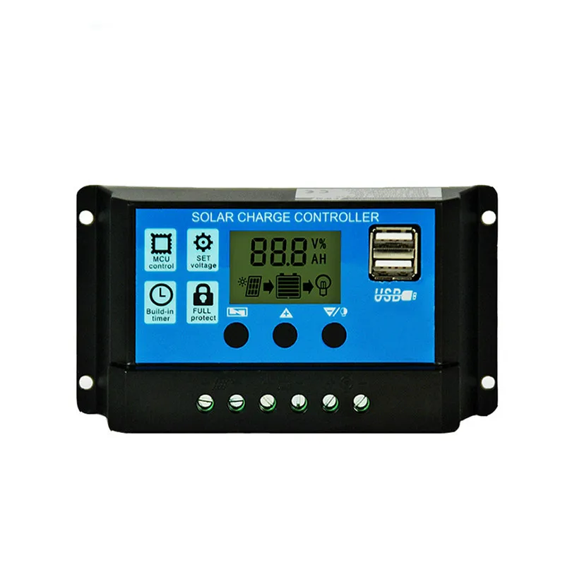 Automático do Controlador Solar-sistema de Carregamento Lâmpada de Rua do Agregado Módulo Universal Fotovoltaico Familiar 12v24v 30a